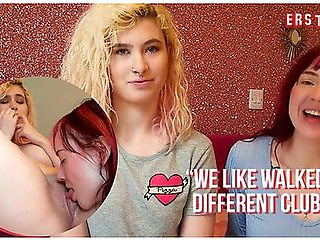 Cute Redhead Gives Blonde Babe Lesbian Pleasures