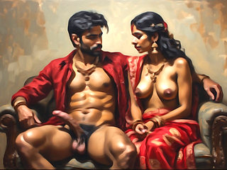 Indian stepfather fucking her stepdaughter when his new sexy wife was in the kitchen