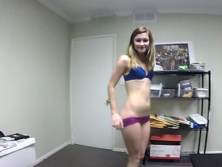 Adorable cutie gets screwed by her freaky boss