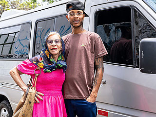 Tattooed 81 Years Old Granny Picked up for Anal