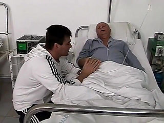 Threesome Fuck in the Hospital for a Nurse Loving Pissing