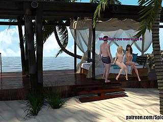 Adventures Of Willy D Two Sexy Naked Girls On The Beach Ep 2
