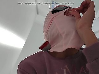 Nasty sexy milf Mirsur tries on sexy outfits in bed with her furry latina pussy