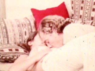 Young brunette hippie fucks with an older guy