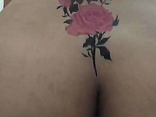Indian Wife with Fake Tattoo Hot Mom
