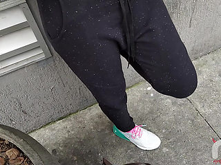 Sucking the giant clitoris