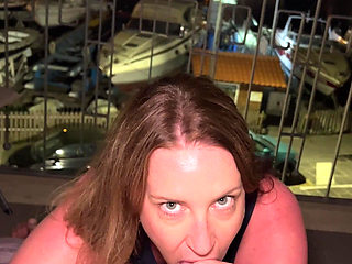 Swallowing His Cum in a Marina on the Amalfi Coast
