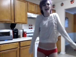 Busty amateur GF webcam solo