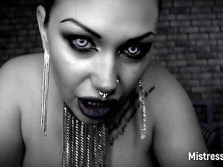Demonic sensual tit worship JOI