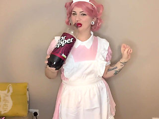 Nurse Joy Try Not to Burp Challenge