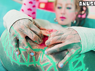 ANAL Loving Alt Pornstar Takes Deep Tattooed Dick - Extreme Gaping Ass