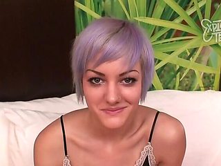 Petite Goth Teen Amateur Sucks and Fucks Hard in Casting Video