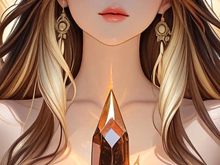 Cosmic Nude Goddess Slideshow: Galactic Blue Aura & Molten Crystals - Ai Fantasy Erotica Video