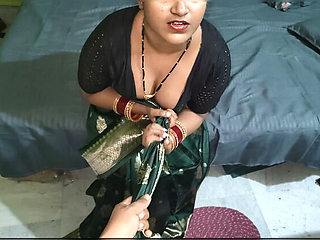 Indian Bhabhi Fucked Hard by Dominant Father-in-Law - Desi Punishment for Cheating with Pizza Boy