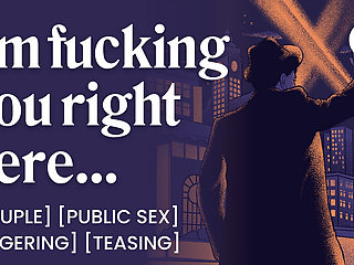 ASMR Audio Porn: Fucking the Mob Boss's Girl in Public - Strangers, Teasing & Finger Play - Erotic Audio Roleplay for Women