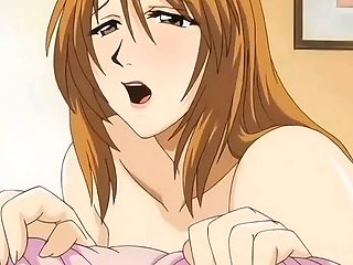 Stepmom with huge natural tits getting nailed in a wild animated fantasy