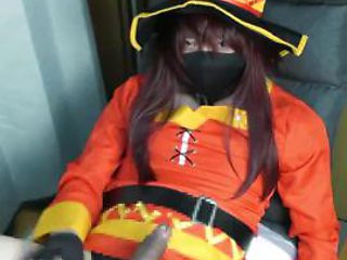 Trap megumin anal: Xnxx, Masturbation  Japanese Porn