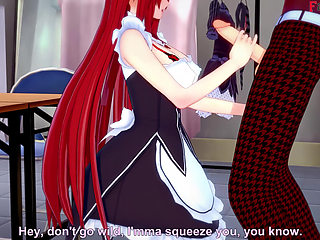 Rias Gremory Maid Cosplay sex - DXD NTR Madness Series