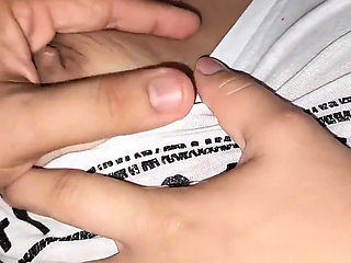 My Unfaithful Sister-in-law Watered Me in Her Pussy After Watching TV