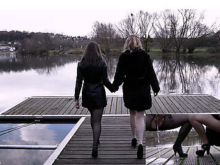 Public Piss Parade #23. Full Bubbles, Giggles on the Jetty!