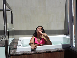 He asks me to film it and he drinks all the milk.