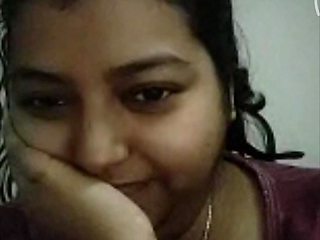 Fat horny indian girl enjoying dick masturbation on webcam
