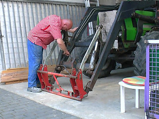 Horny Slut in the Barn