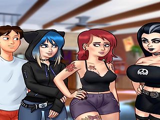 Cartoon summer saga making out with Eve in part 120