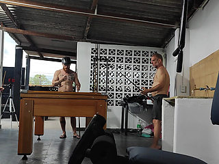 Playing Pool with the Stepsisters, Two Big Asses