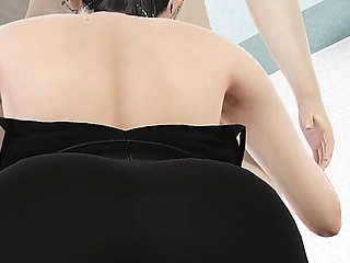 Yayoi In Black Dress Make The Best Blowjob Ever In 2025 With Massive Cumshot 3D Porn POV Animation