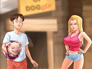Summer saga: the hot trailer park girl makes her mark in the adult cartoon episode