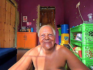 Big Beautiful Busty Granny Wanted to Taste My Cum