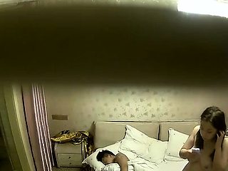 Cute amateur Asian web cam girl teases her great body