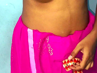Desi Indian Teen Doggy Style in Saree Hot Tease and Made Her Boyfriend Cum