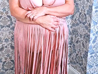 BBW Wife Homemade Pantyhose - Amateur Aunt Big Tits Cum Video