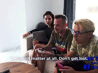 My Girlfriend Fucks Me Hard with a Dildo - Amateur Lesbian Big Ass Cheating
