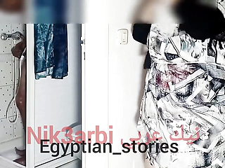 An Egyptian Man Takes a Shower and His Stepfather Enters in. He Fucks Her and Urinates on Her Asshole