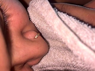 Husband Watches Wife Finger fuck