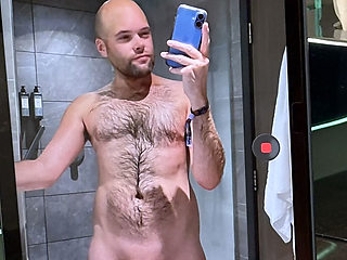 Horny Hotel Jerking