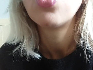 Smoking During a Private Moment