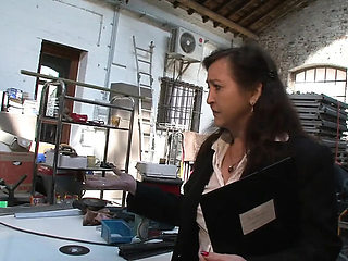 Amateur MILF Over 40 with Pierced Tits and Pussy Takes Dick and Cums Hard