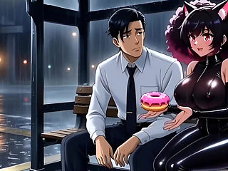 Hentai Pussy Girl Dreams of Love and Dirty Sex. Cartoon Anime Hentai Ai