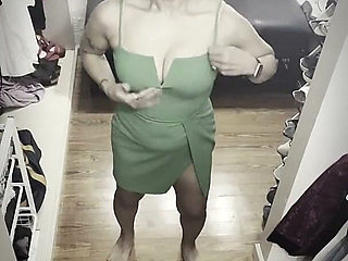 Dressing Room Cam That Green Dress