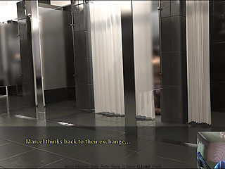 Blowjob the Coach in the Toilet