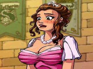 Witch trainer, cartoon hermine, harry potter 3d