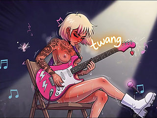 AI Girl Guitarist: Live Performance