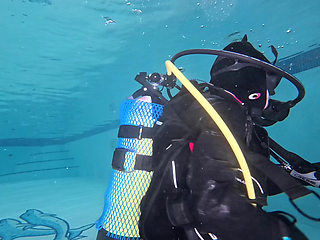 Underwater Domination in Full Scuba Gear