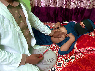 Doctor see his pleasant's boobs and fucked hard