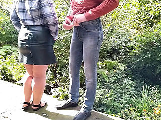 Amateur Cumshot Compilation: Homemade Outdoor Sex with Mature BBW MILFs