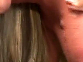Busty Blonde MILF Gets Tits Sucked and Pussy Fingered Hard